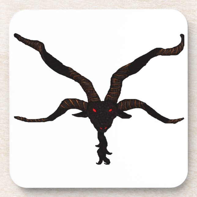 Schwarze Sternvulkanische Untersetzer (Vorderseite)