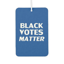 Schwarze Stimmen wichtig - Blaue weiße Lufterfrisc Autolufterfrischer