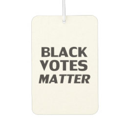 Schwarze Stimmen wichtig - Schwarz-weiße Lufterfri Autolufterfrischer