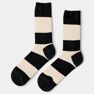 Schwarze Streifen Socken