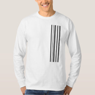 Schwarze Streifen T-Shirt