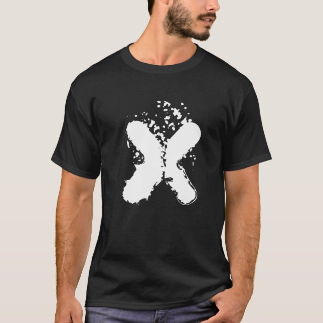 Schwarze Symbole Serie X T Shirt  (Vorderseite)