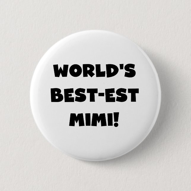 Schwarze T - Shirts und Geschenk des Gut-est der Button (Vorderseite)