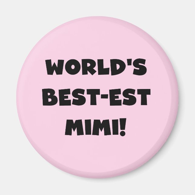 Schwarze T - Shirts und Geschenk des Gut-est der Magnet (Vorne)