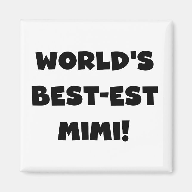 Schwarze T - Shirts und Geschenk des Gut-est der Magnet (Vorne)