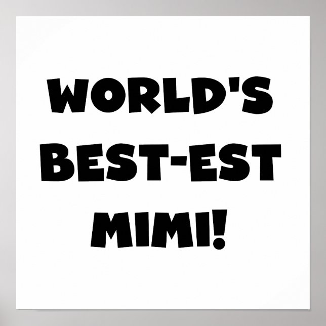 Schwarze T-Shirts und Geschenk des Gut-est der Wel Poster (Vorne)