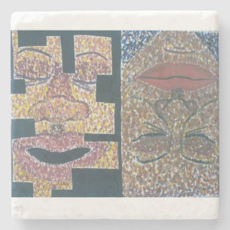 "Schwärze-" - Tabellen-Untersetzer Steinuntersetzer