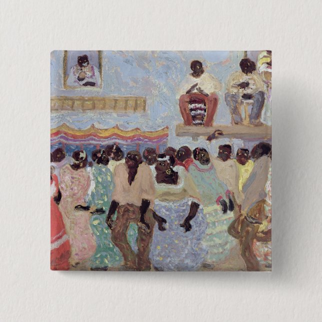 Schwarze-Tanz Button (Vorderseite)