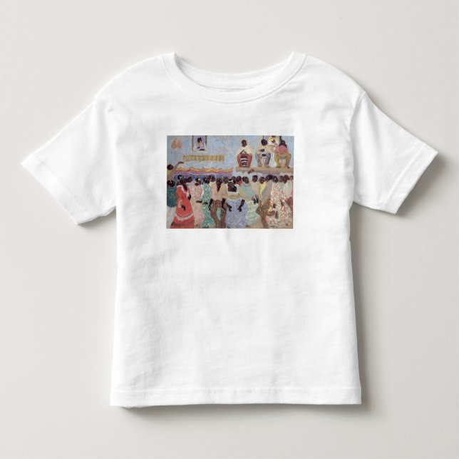 Schwarze-Tanz Kleinkind T-shirt (Vorderseite)