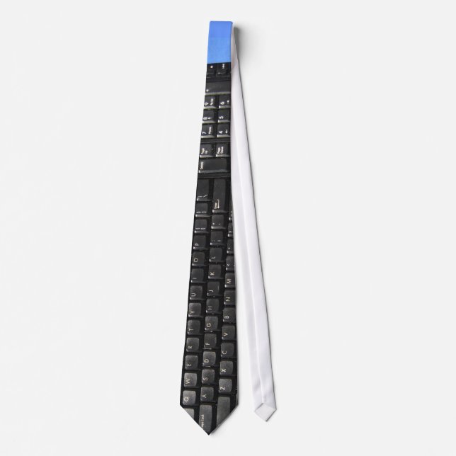 Schwarze Tastatur-Krawatte! Krawatte (Vorderseite)