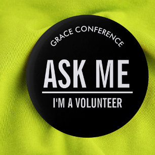 Schwarze Tasten für Freiwillige Button