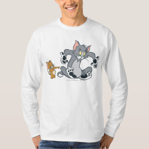 Schwarze Tatzen-Katze Toms und Jerry T-Shirt