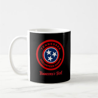 Schwarze Tennessee Volunteer Corps Kaffeetasse