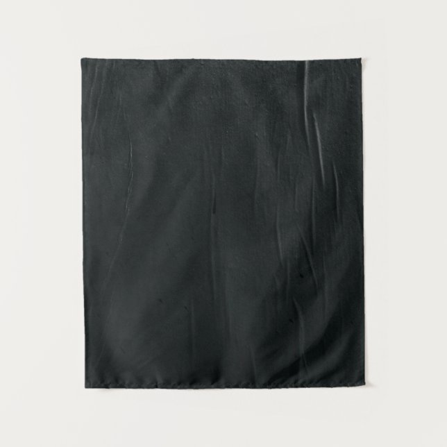 Schwarze Textilien mit weißem Draht Wandteppich (Vorderseite)