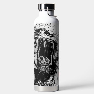 SCHWARZE TIGER THOR ISOLIERTHE FLASCHE MIT INDIVID