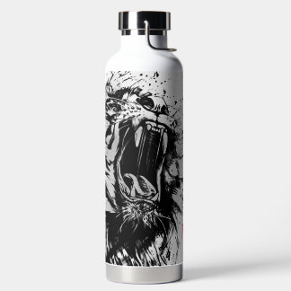 SCHWARZE TIGER THOR ISOLIERTHE FLASCHE MIT INDIVID