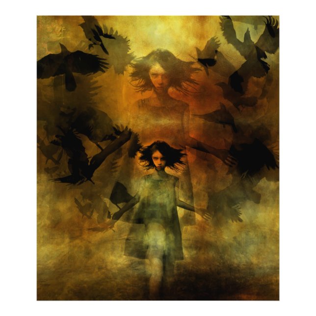 Schwarze Träume Fotodruck (Vorne)