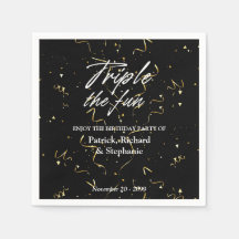 Schwarze Triple macht Spaß Freunde gemeinsamer Geb