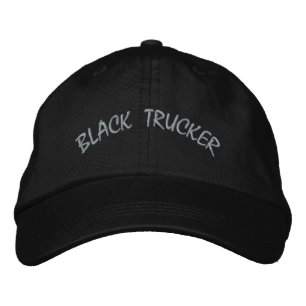 Schwarze Trucker Premium-Modische verstellbare Müt Bestickte Baseballkappe