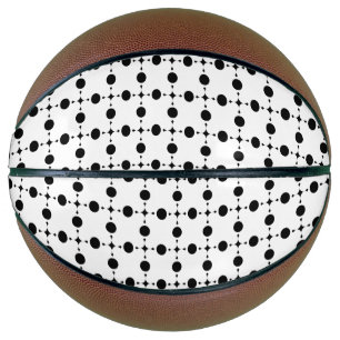 Schwarze Tupfen, Tupfenmuster, Punkte, Getupft Basketball