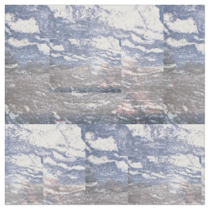 Schwarze u. blaue Marmorbaumwolle Stoff