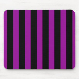Schwarze u. lila Streifen Mousepad