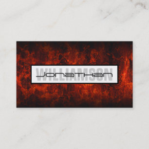 Schwarze u. rote berufliche Geschäfts-Karte Visitenkarte