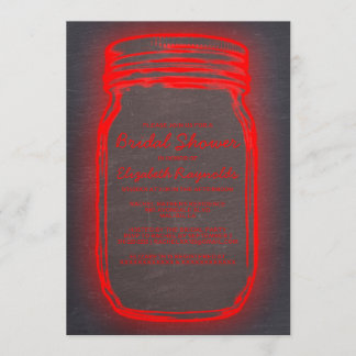 Schwarze u. rote einladung