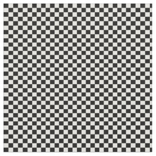 Schwarze u. weiße Checkered Karos Stoff