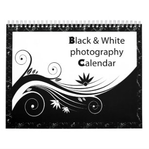 Schwarze u. weiße Fotografie Kalender