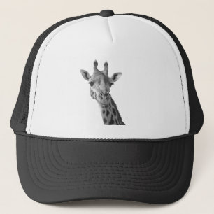 Schwarze u. weiße Giraffe Truckerkappe