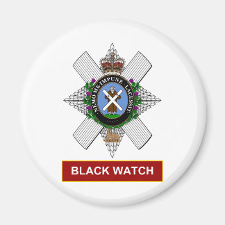 Schwarze Uhr Magnet