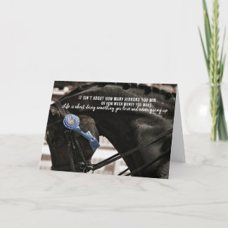 SCHWARZE UND BLAUE 12x18 GRUSS-KARTE Karte