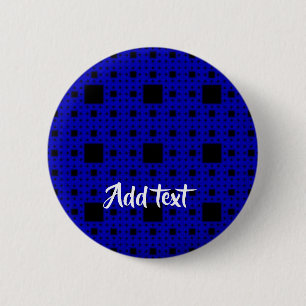 Schwarze und blaue Blöcke Button