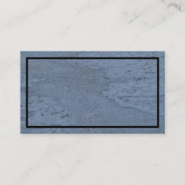 Schwarze und blaue Marmorkarte - Texturierte Visit Visitenkarte
