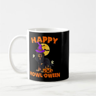 Schwarze und braune Cocker Spaniel-Hexe Damen Kaffeetasse