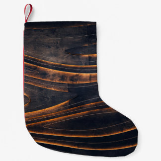 SCHWARZE UND BRAUNE SPIRAL-TREPPE KLEINER WEIHNACHTSSTRUMPF