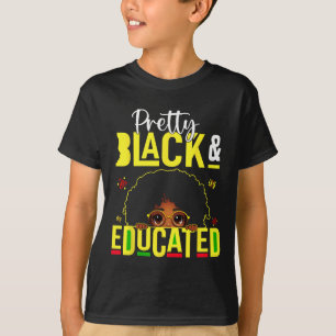 Schwarze und gebildete afrikanische schwarze Gesch T-Shirt