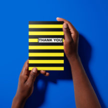 Schwarze und gelbe horizontale Streifen