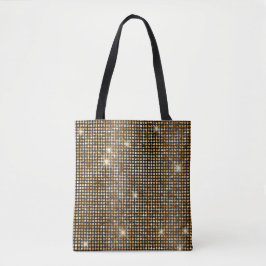 Schwarze und goldene Imitate Glitzer Glam Dots