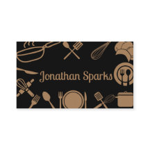 Schwarze und goldene Küchenkollektion