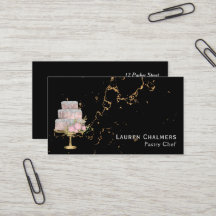 Schwarze und goldene Marmor-Fancy-Cake-Pâtisserie-