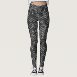 Schwarze und graue magische leggings