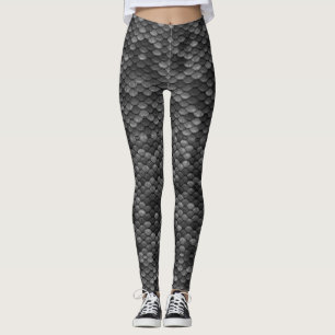 Schwarze und graue magische leggings
