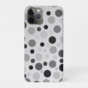 schwarze und graue Polka-Punkte, Case-Mate iPhone Hülle
