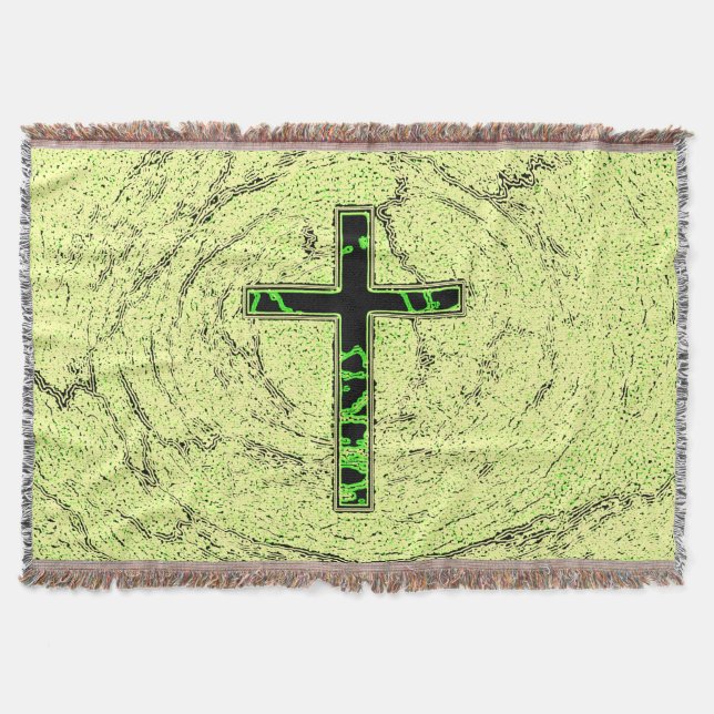 SCHWARZE UND GRÜNE KREUZEN MIT MARKE DECKE (Vorderseite)