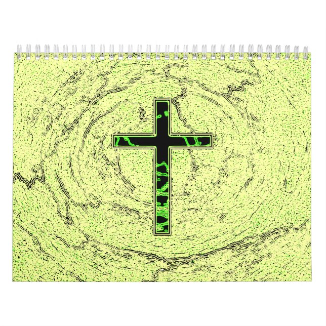 SCHWARZE UND GRÜNE KREUZEN MIT MARKE KALENDER (Titelbild)