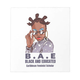 Schwarze und gut ausgebildete Notepad Notizblock