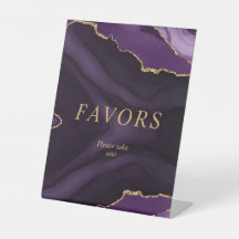 Schwarze und Lila Goldkalligraphie-Favoriten