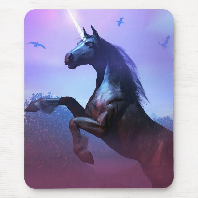 Schwarze und majestätische Mousepad (Vorne)